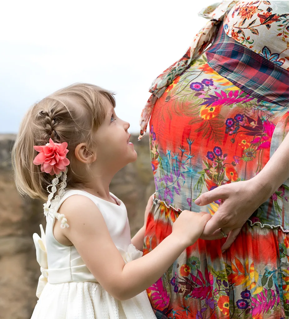 Baby-Bauch-Blick — Aufnahme 4